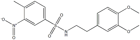 N-[2-(3,4-dimethoxyphenyl)ethyl]-4-methyl-3-nitrobenzenesulfonamide