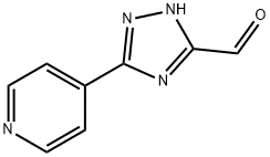 1H-1,2,4-Triazole-5-carboxaldehyde, 3-(4-pyridinyl)-