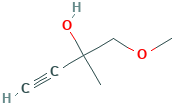 1-​Methoxy-​2-​methyl-​3-​butyn-​2-​ol