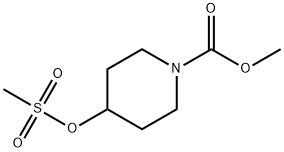 1-Piperidinecarboxylic acid, 4-[(methylsulfonyl)oxy]-, methyl ester