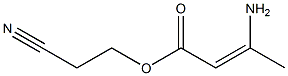 2-Butenoic acid, 3-amino-, 2-cyanoethyl ester