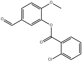 5-Formyl-2-methoxyphenyl 2-chlorobenzoate