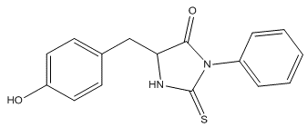 5-(4-Hydroxybenzyl)-3-Phenyl-2-Thiohydantoin