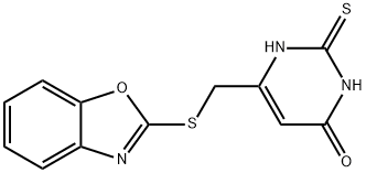 6-(1,3-Benzoxazol-2-ylsulfanylmethyl)-2-sulfanylidene-1H- pyrimidin-4-one