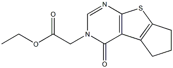 2-(4-氧代-6,7-二氢-4H-环戊基[4,5]噻吩并[2,3-d]嘧啶-3(5H)-基)乙酸乙酯