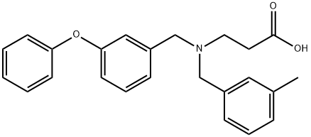 β-Alanine, N-[(3-methylphenyl)methyl]-N-[(3-phenoxyphenyl)methyl]-