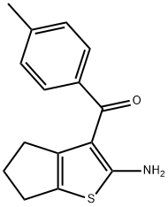 (2-氨基-5,6-二氢-4H-环戊二烯并[B]噻吩-3-基)-对-甲苯基-甲酮