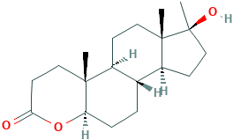 17β-Hydroxy-17-methyl-4-oxa-5α-androstan-3-one