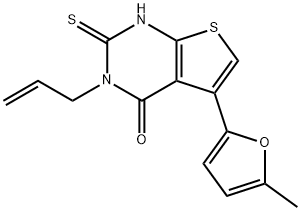 2,3-Dihydro-5-(5-methyl-2-furanyl)-3-(2-propenyl)-2-thioxothieno[2,3-d]pyrimidin-4(1H)-one