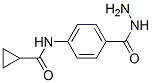 Benzoic acid, 4-[(cyclopropylcarbonyl)amino]-, hydrazide (9CI)