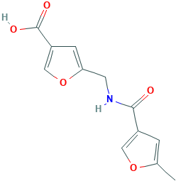 5-{[(5-Methyl-furan-3-carbonyl)-amino]-methyl}-furan-3-carboxylic acid