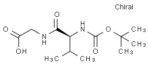 2-[(2S)-2-{[(tert-butoxy)carbonyl]amino}-3-methylbutanamido]acetic acid