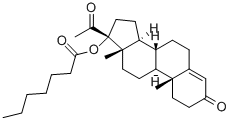 17-hydroxypregn-4-ene-3,20-dione 17-heptanoate