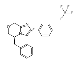 (S)-5-苄基-2-苯基-5,6-二氢-8H-[1,2,4]三唑[3,4-c][1,4]噁嗪-2-鎓四氟硼酸盐