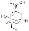 Tricyclo[3.3.1.13,7]decane-1-carboxylic acid, 3-ethyl-5-hydroxy- (9CI)