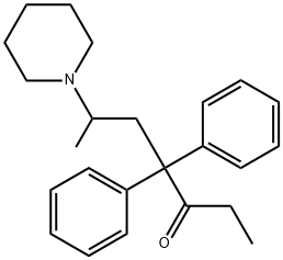 4,4-di(phenyl)-6-piperidin-1-yl-heptan-3-one