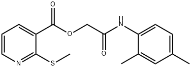 [(2,4-dimethylphenyl)carbamoyl]methyl 2-(methylsulfanyl)pyridine-3-carboxylate