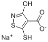 3-Hydroxy-5-mercapto-4-isothiazolecarboxylic acid monosodium salt