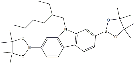 9-(2-乙基己基)-2,7-双(4,4,5,5-四甲基-1,3,2-二噁硼烷-2-基)-9H-咔唑