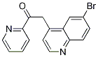 Ethanone, 2-(6-broMo-4-quinolinyl)-1-(2-pyridinyl)-