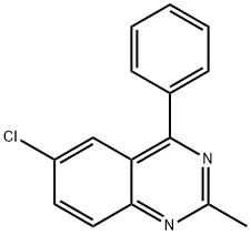 Quinazoline, 6-chloro-2-methyl-4-phenyl-