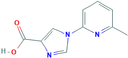 1H-Imidazole-4-carboxylic acid, 1-(6-methyl-2-pyridinyl)-