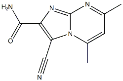 3-cyano-5,7-dimethylimidazo[1,2-a]pyrimidine-2-carboxamide