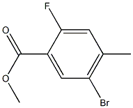 Benzoic acid, 4-Methyl-2-fluoro-5-broMo-, Methylester