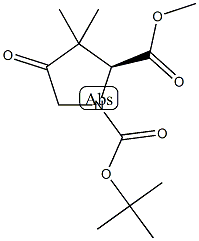 1-叔丁基 2-甲基(2S)-3,3-二甲基-4-氧代吡咯烷-1,2-二羧酸酯