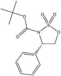 tert-butyl (4S)-2,2-dioxo-4-phenyl-1,2,3-oxathiazolidine-3-carboxylate