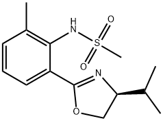 N-[2-[(4S)-4,5-二氢-4-(1-甲基乙基)-2-恶唑基]-6-甲基苯基]甲磺酰胺