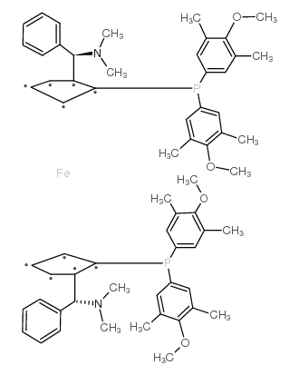 (S,S)-(-)-2,2'-Bis[(R)-(N,N-dimethylamino)(phenyl)methyl]-1,1'-bis[di(3,5-dimethyl-4-methoxyphenyl)phosphino]ferrocene