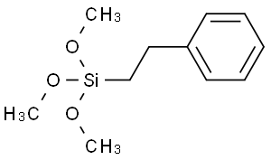 TRIMETHOXY(PHENYLETHYL)SILANE (MIXTURE OF 1-PHENYLETHYL- AND 2-PHENYLETHYL-) 三甲氧基(苯乙基)硅烷 (1-苯乙基-和2-苯乙基-的混合物)