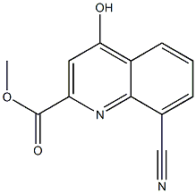 8-Cyano-4-hydroxy-quinoline-2-carboxylic acid Methyl ester