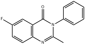 4(3H)-Quinazolinone, 6-fluoro-2-methyl-3-phenyl-