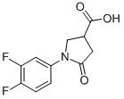 1-(3,4-difluorophenyl)-5-oxopyrrolidine-3-carboxylic acid