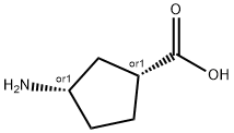 Cyclopentanecarboxylic acid, 3-amino-, (1R,3S)-rel- (9CI)