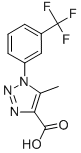 5-甲基-1-[3-(三氟甲基)苯基]-1H-1,2,3-三唑-4-甲酸