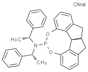 (11AR)-(+)-10,11,12,13-四氢茚并[7,1-DE:1',7'-FG][1,3,2]二氧磷-5-双[-1-苯乙基]胺