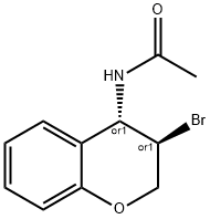 Acetamide, N-[(3R,4S)-3-bromo-3,4-dihydro-2H-1-benzopyran-4-yl]-, rel-