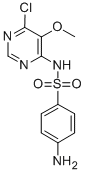 4-Sulfanilamide-5-Methoxyl-6-Chloro Pyrimidine