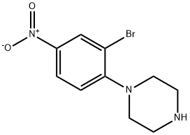 Piperazine, 1-(2-bromo-4-nitrophenyl)-