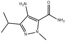 1H-Pyrazole-5-carboxamide, 4-amino-1-methyl-3-(1-methylethyl)-