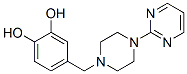 4-((4-(2-Pyrimidinyl)-1-piperazinyl)methyl)pyrocatechol hydrochloride hydrate (2:4:1)