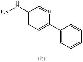 5-Hydrazino-2-phenylpyridine hydrochloride