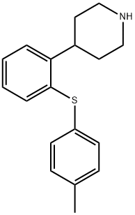 4-[2-(4-methylphenyl)sulfanylphenyl]piperidine