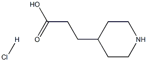 4-Piperidinepropanoic acid, hydrochloride