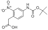 2-(4-((叔丁氧基羰基)氨基)-2-硝基苯基)乙酸