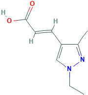 (2E)-3-(1-Ethyl-3-methyl-1H-pyrazol-4-yl)-acrylic acid