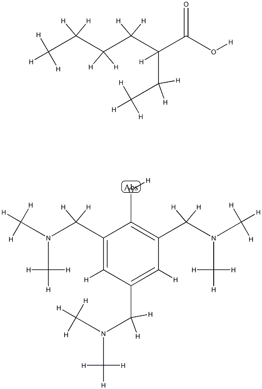 Hexanoic acid, 2-ethyl-, compd. with 2,4,6-tris(dimethylamino)methylphenol